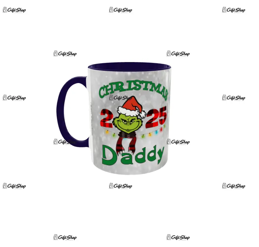 Christmas daddy ( anul curent ), cana din ceramica, 330ml, model cgs1811